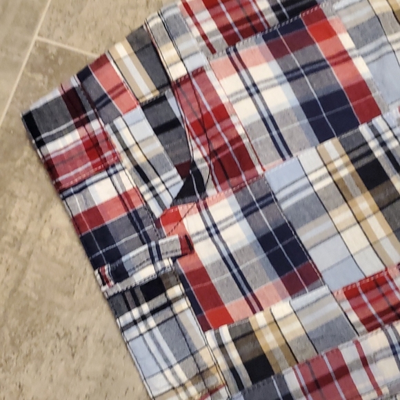 Ann Taylor Loft Plaid Patchwork Mini Skirt - Picture 5 of 9